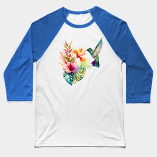 Backyard Bird Watching Watchers Birder Birding Hummingbird Baseball T-Shirt